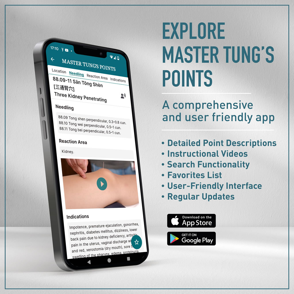 a cell phone with a screen showing a Master Tung's points app